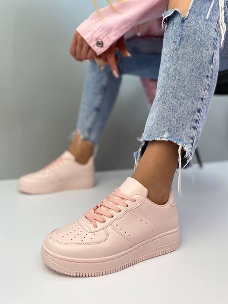 Розовые женские кеды экокожа 526227s4 фото