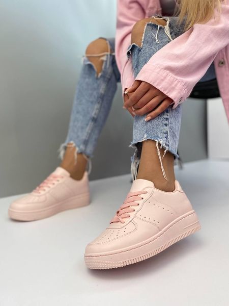 Розовые женские кеды экокожа 526227s4 фото