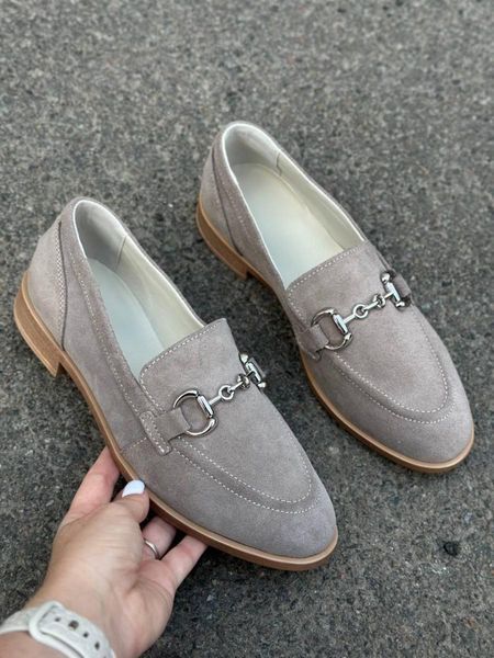 Лофери жіночі замшеві кольору лате 9446-1/36 фото